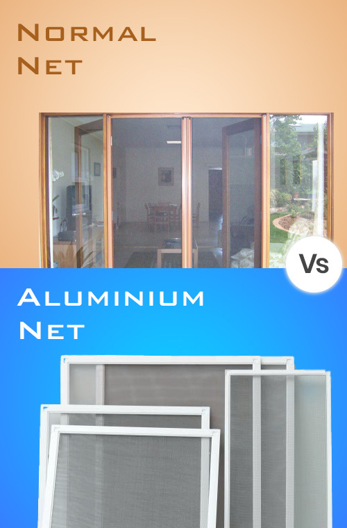 Difference Between Normal Net & Aluminium Net