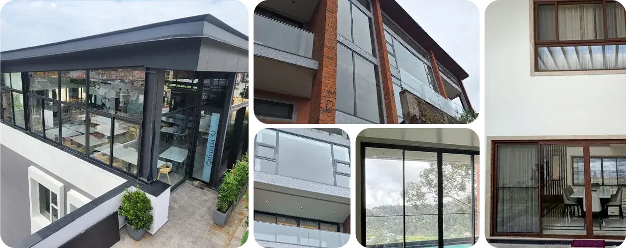 ELBuild Aluminium doors windows project Aluminium doors windows projects