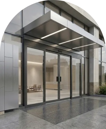aluminium office door design
