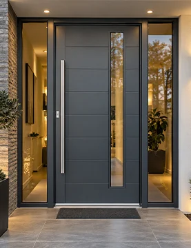 aluminium main entrance door
