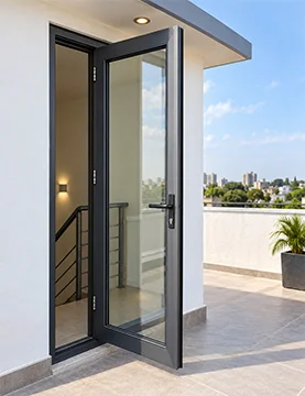 Aluminium terrace door