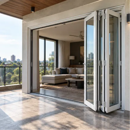 upvc bi fold door